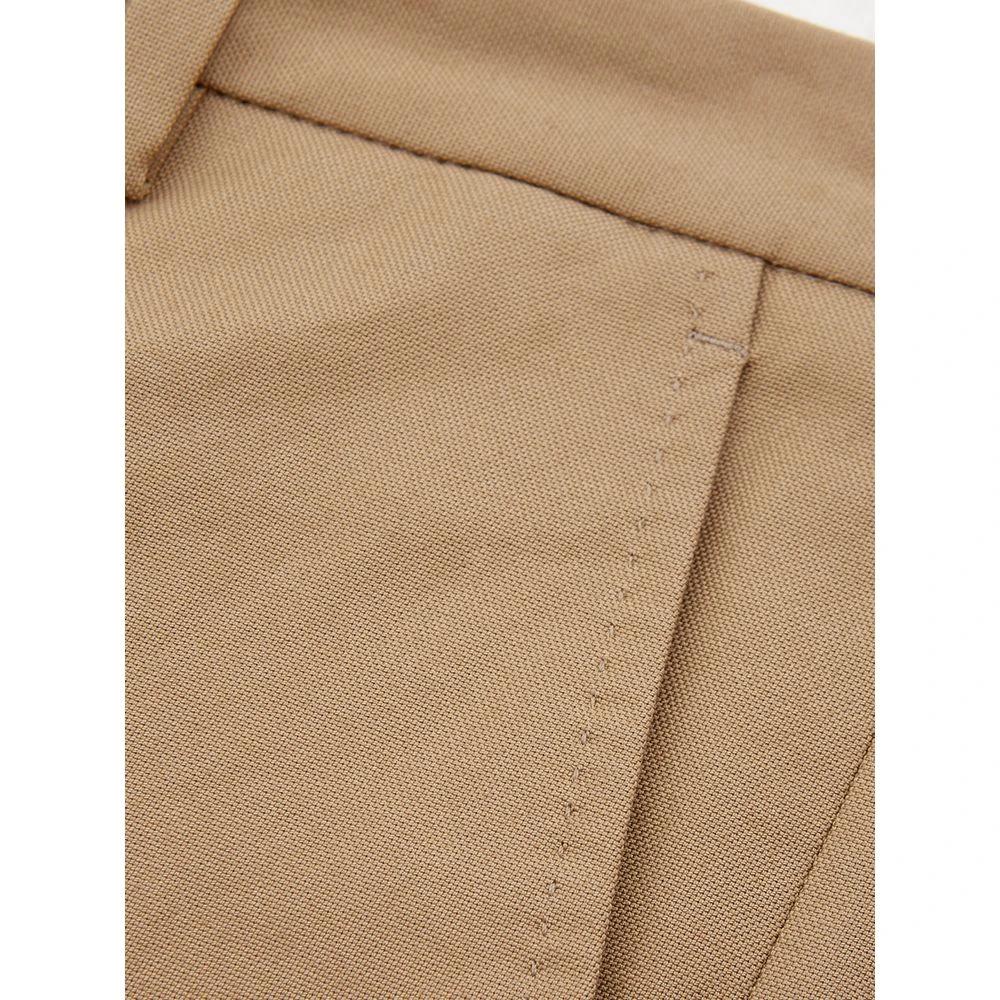Lardini Brown Cotton Chino Pants by Lardini