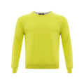 Sweat-shirt en coton jaune Gran Sasso
