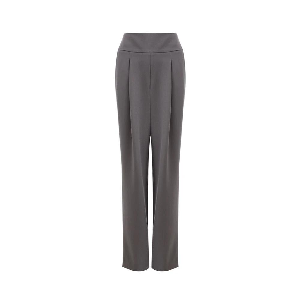 Lardini Gray Wool Casual Pants by Lardini