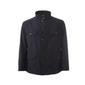 Lardini Blue Wool Coat by Lardini