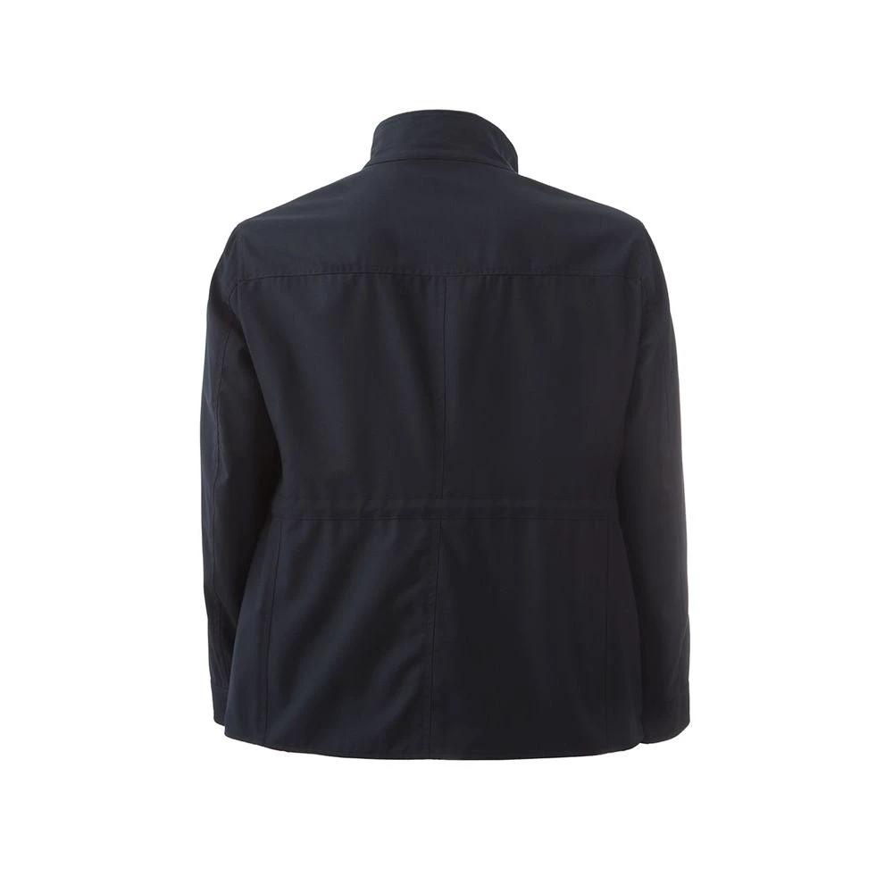 Lardini Blue Wool Coat by Lardini
