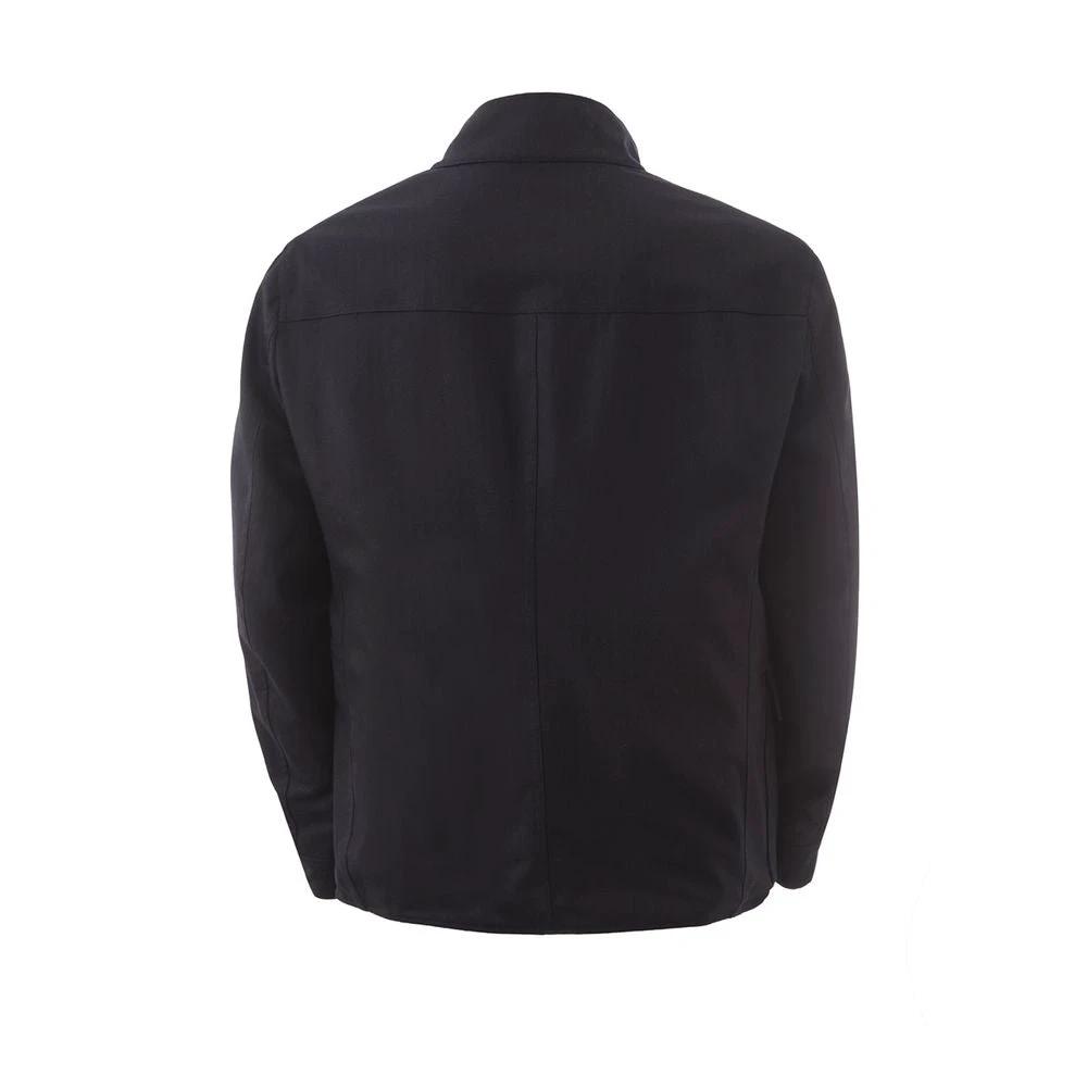 Lardini Blue Wool Coat by Lardini