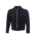 Lardini Blue Cotton Denim Jacket by Lardini