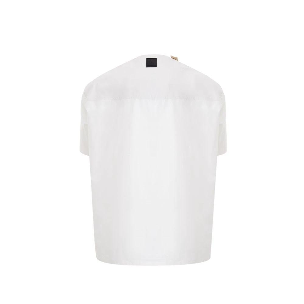 Emporio Armani White Cotton T-Shirt by Emporio Armani