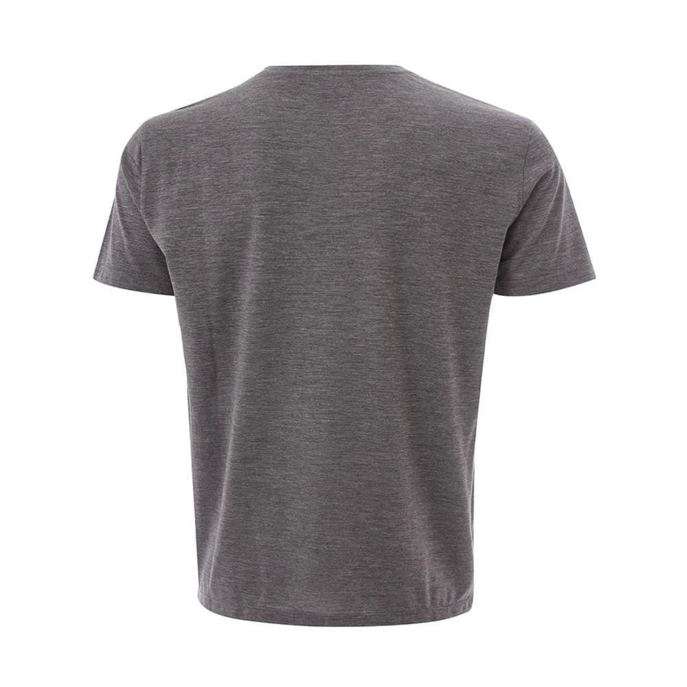 Lardini Gray Wool T-Shirt by Lardini