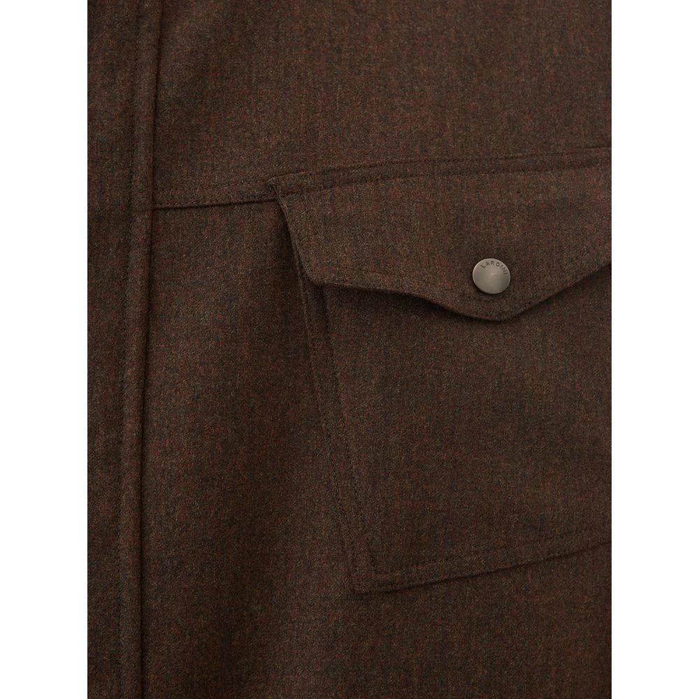 Lardini Blue Wool Coat by Lardini