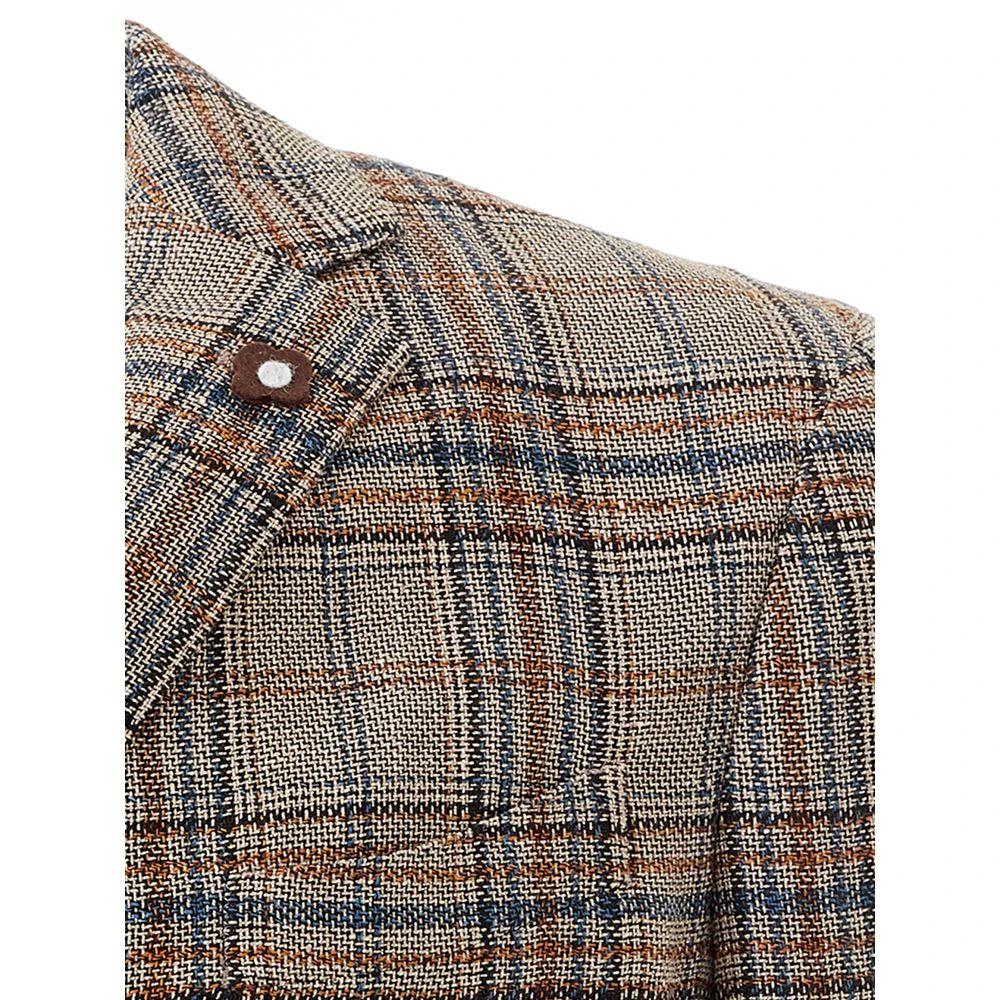 Lardini Multicolor Linen Blazer by Lardini