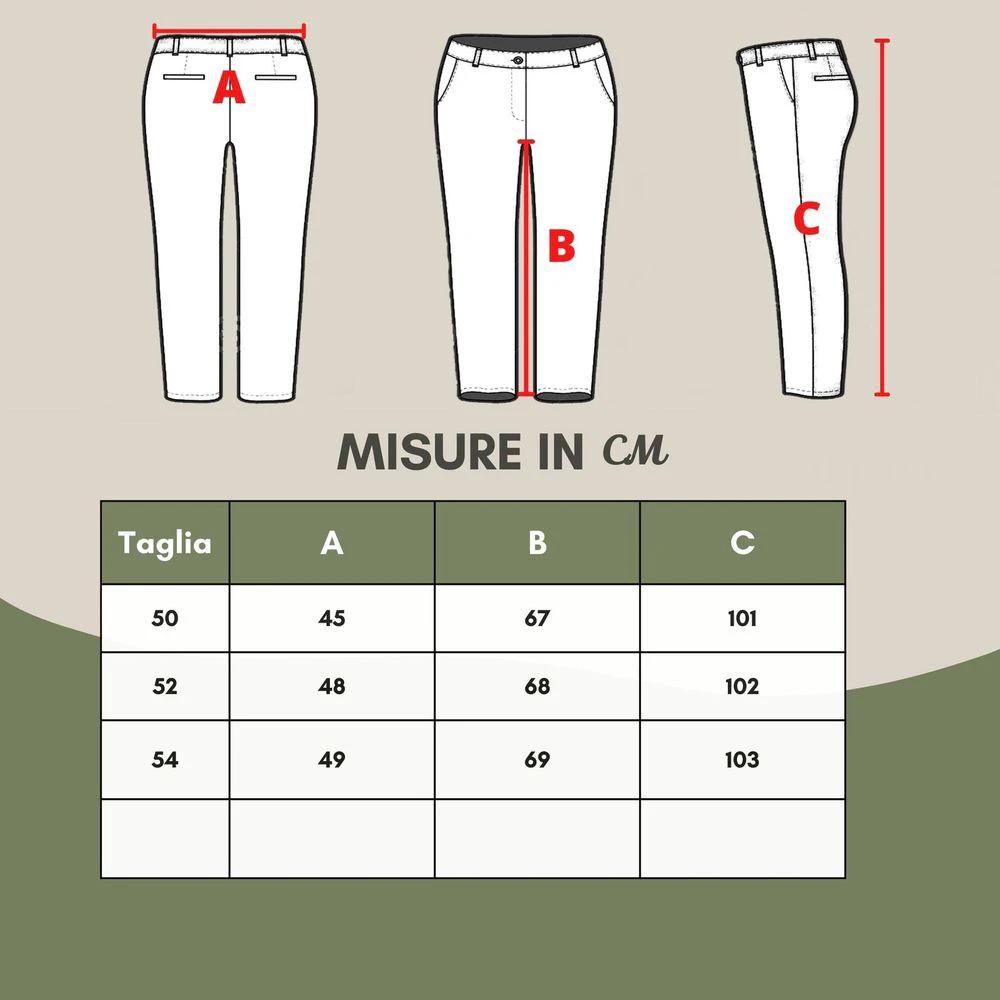 Emporio Armani Blue Linen Casual Pants by Emporio Armani