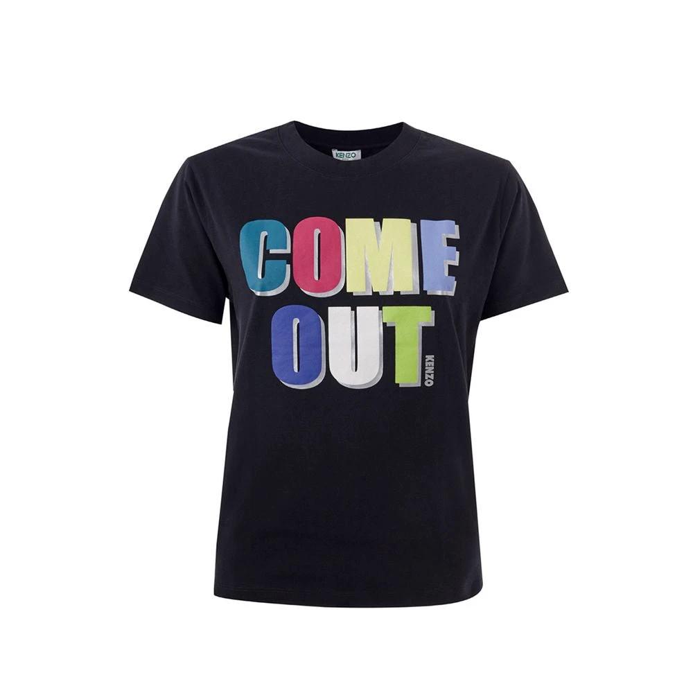 Kenzo Black Cotton T-Shirt by Kenzo
