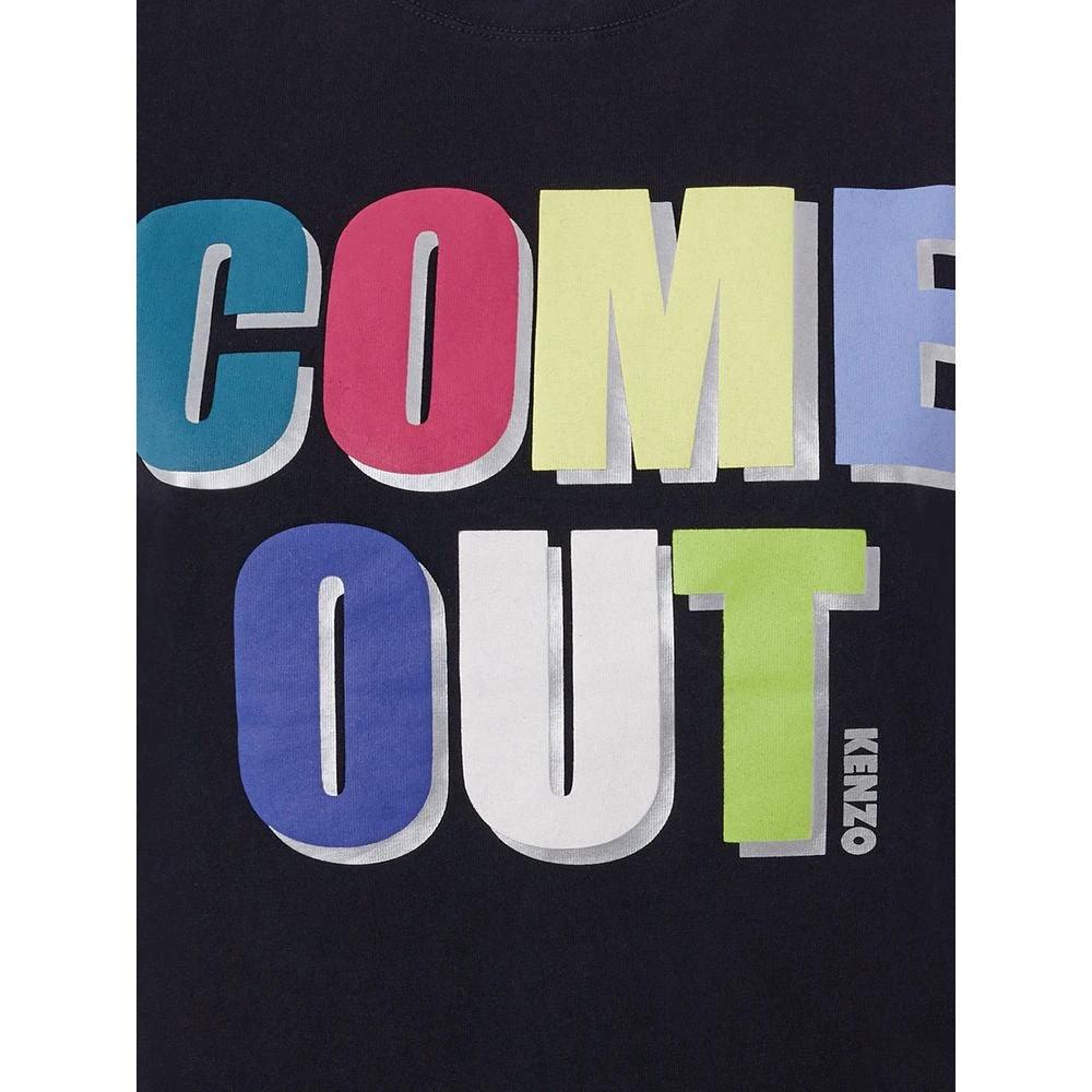 Kenzo Black Cotton T-Shirt by Kenzo