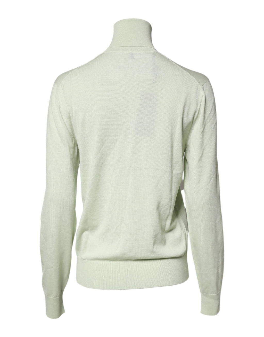 Dolce & Gabbana Light Green Wool Turtleneck Pullover Sweater by Dolce & Gabbana