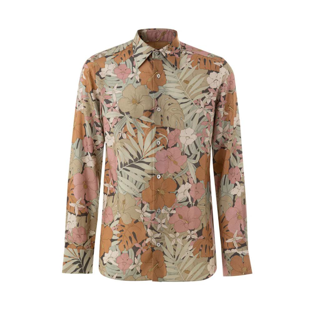 Tom Ford Multicolor Lyocell Pattern Shirt by Tom Ford