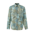 Tom Ford Blue Lyocell Pattern Shirt by Tom Ford