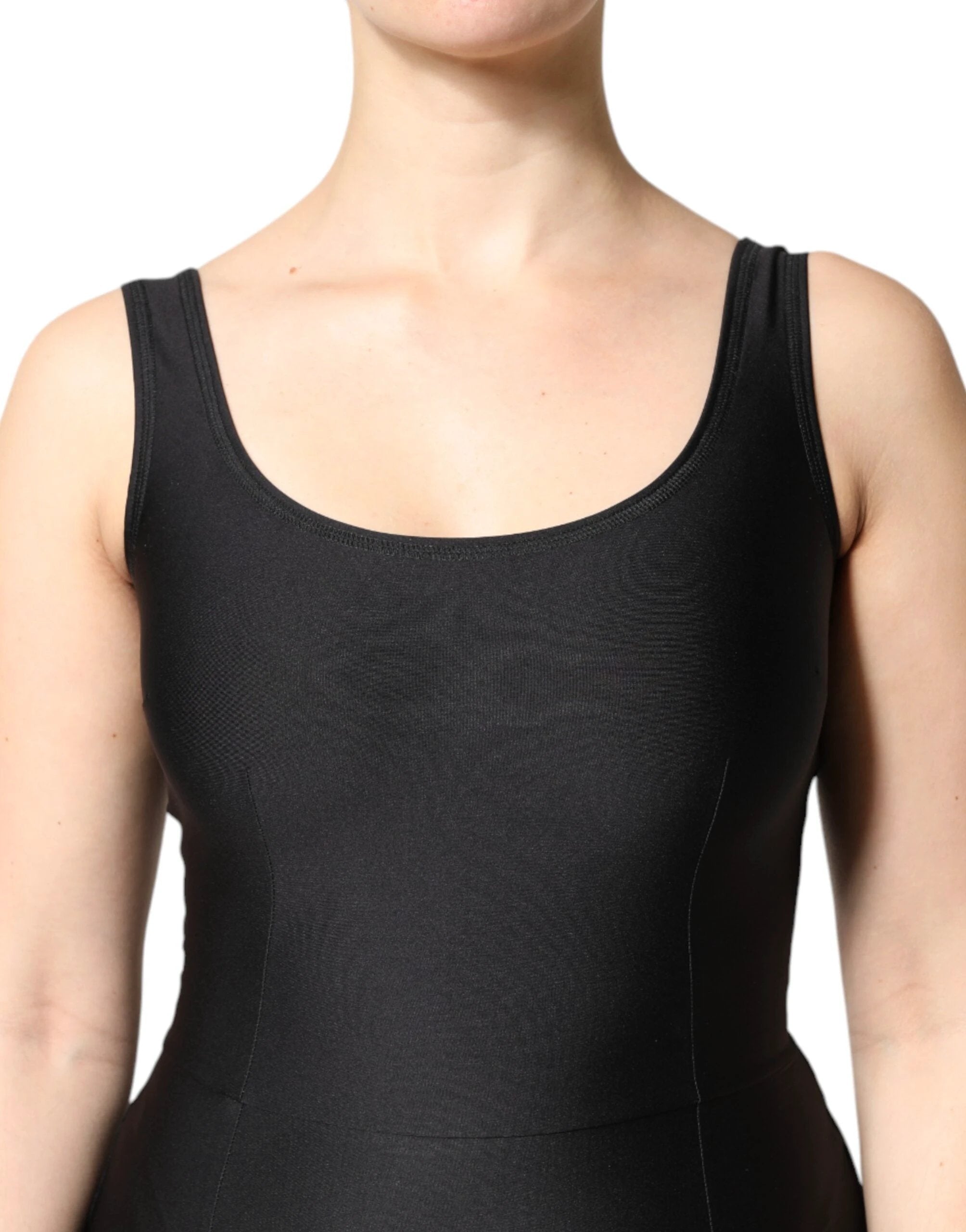 Dolce & Gabbana Black Sleeveless Bodycon Women Jumpsuit Dress by Dolce & Gabbana