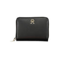 Portefeuille Tommy Hilfiger pour femme en polyéthylène noir