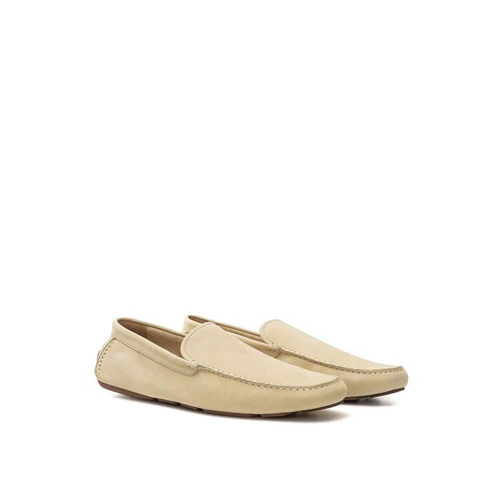 Bally Beige Leather Moccassin by Bally