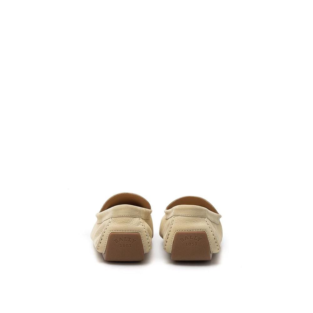 Bally Beige Leather Moccassin by Bally