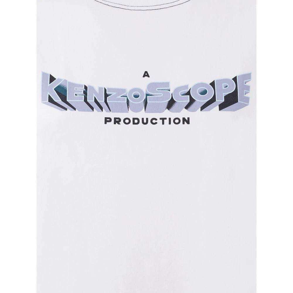 Kenzo White Cotton T-Shirt by Kenzo