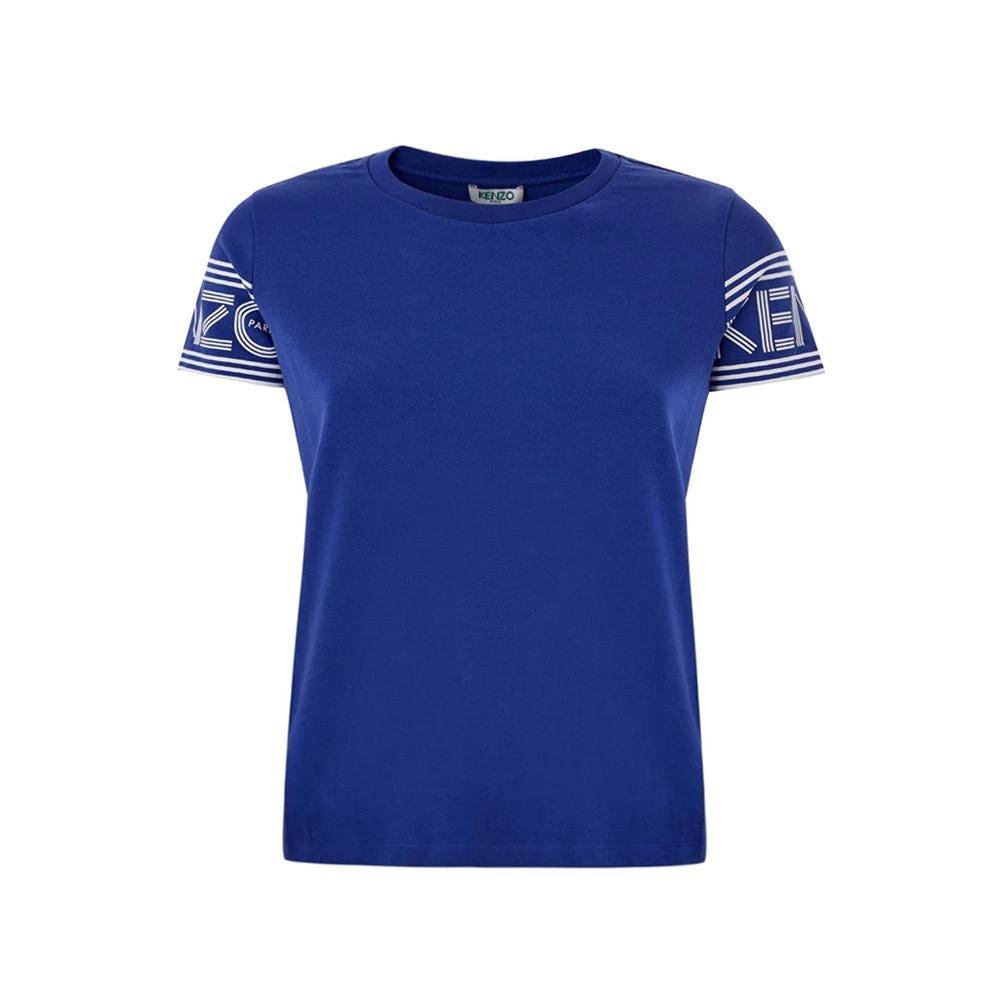 Kenzo Blue Cotton T-Shirt by Kenzo