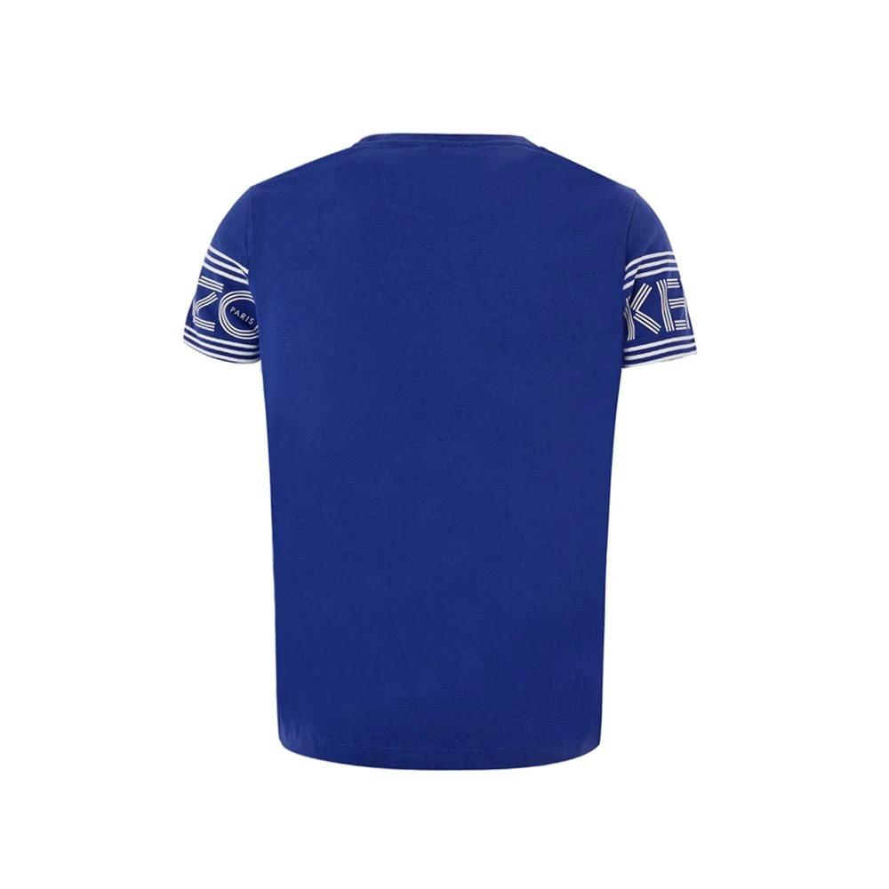 Kenzo Blue Cotton T-Shirt by Kenzo