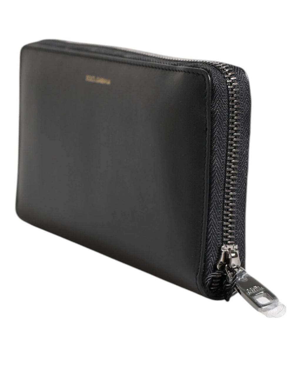 Dolce & Gabbana Black Blue Exotic Leather Embossed Continental Wallet by Dolce & Gabbana