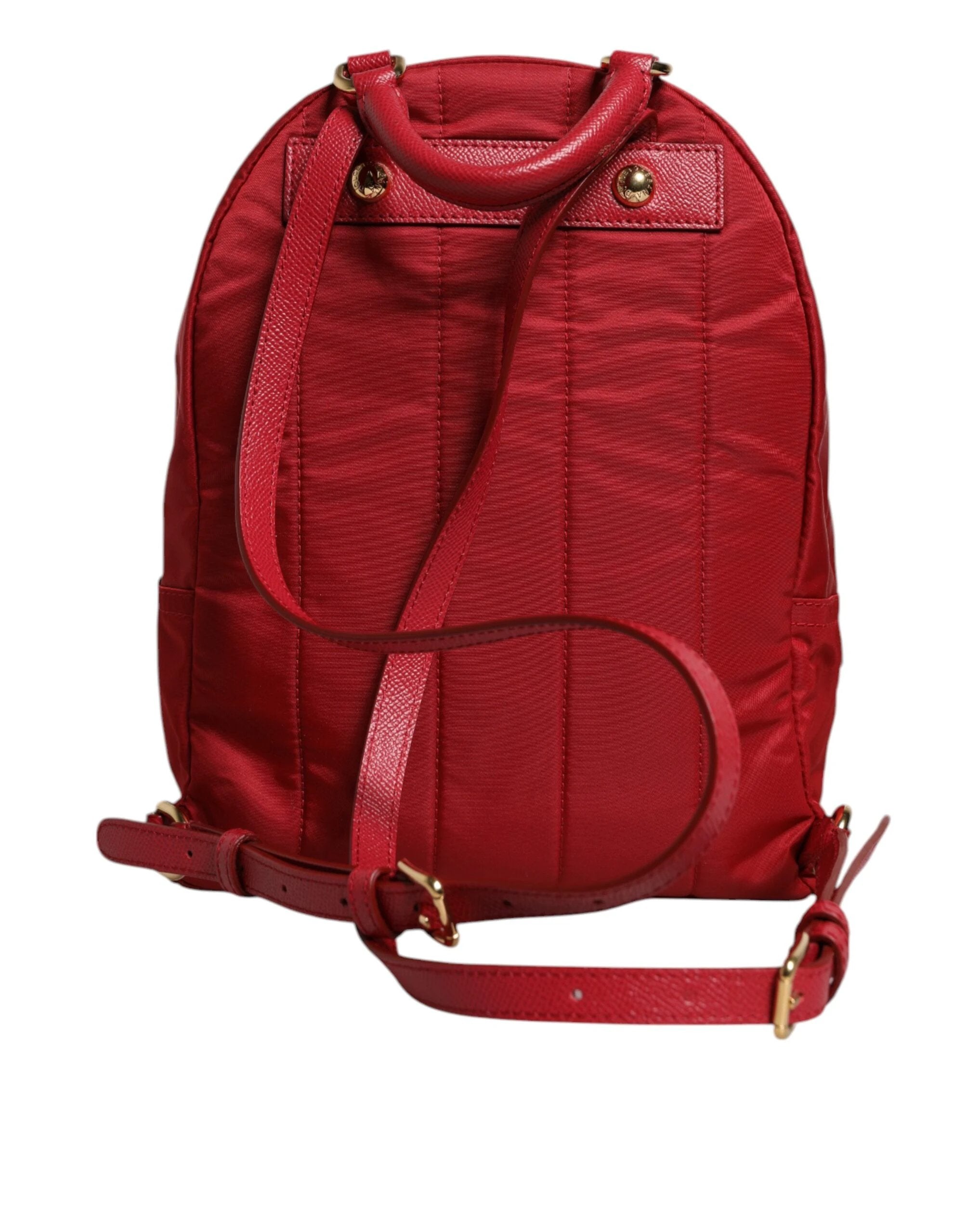 Dolce & Gabbana Red #DGFAMILY VULCANO Embellishment Backpack Bag by Dolce & Gabbana