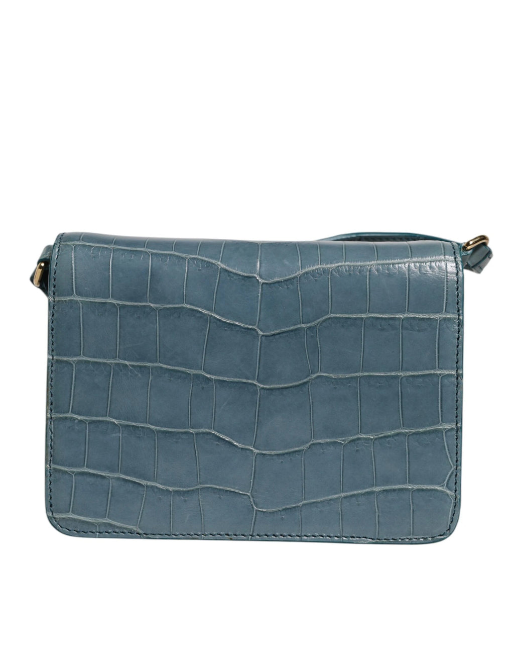 Dolce & Gabbana Green Exotic Leather DG Plaque Crossbody Mini Bag by Dolce & Gabbana