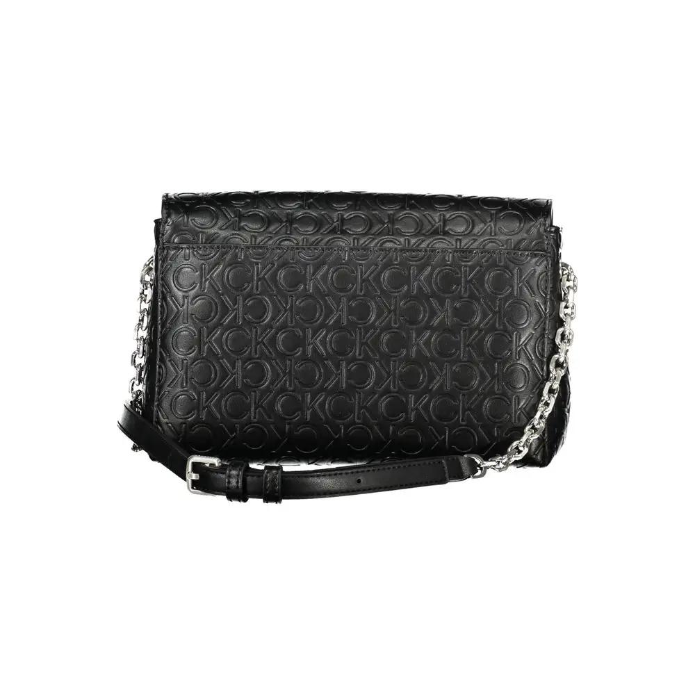 Calvin Klein Black Polyester Women's Shoulder Bag