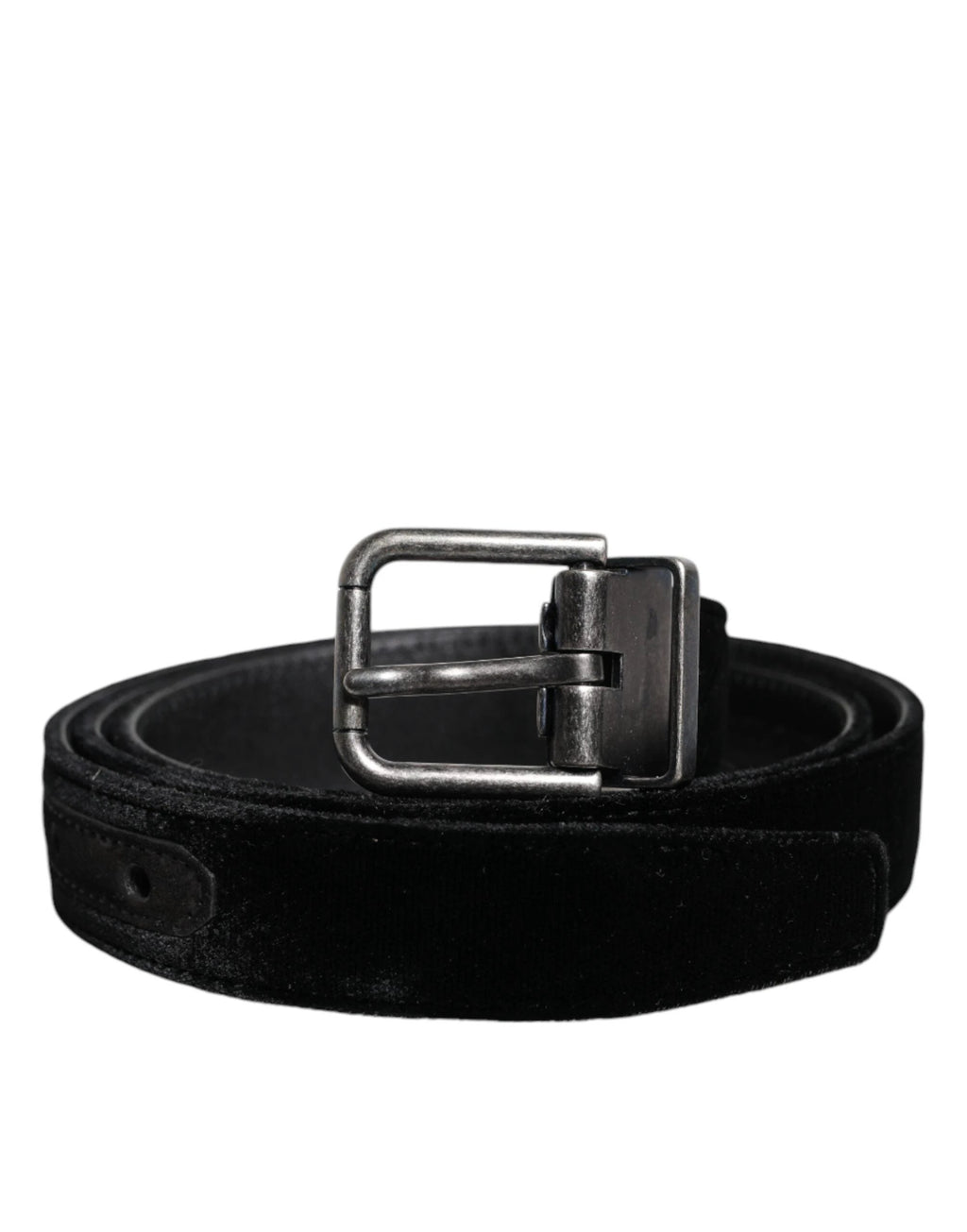Dolce & Gabbana Black Leather Metal Buckle Classic Belt by Dolce & Gabbana