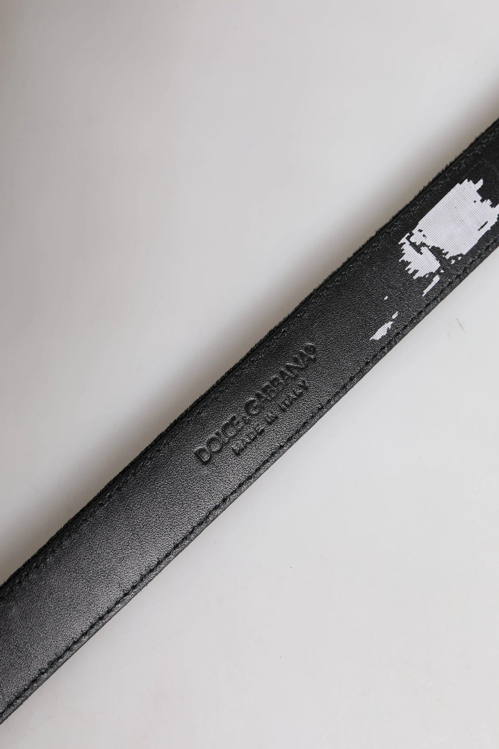 Dolce & Gabbana Black Leather Metal Buckle Classic Belt by Dolce & Gabbana