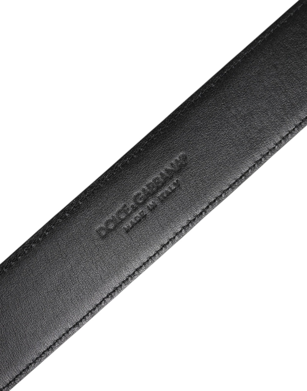 Dolce & Gabbana Black Leather Metal Buckle Classic Belt by Dolce & Gabbana