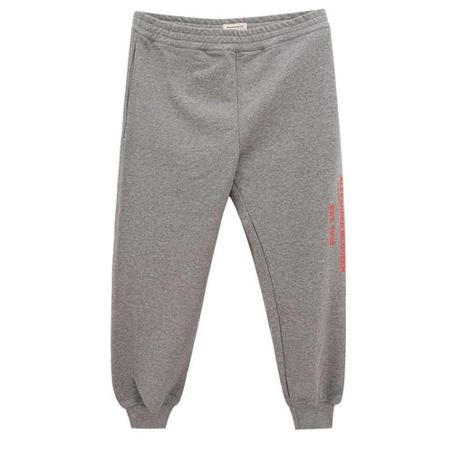 Alexander McQueen Gray Cotton Athletic Pants by Alexander McQueen