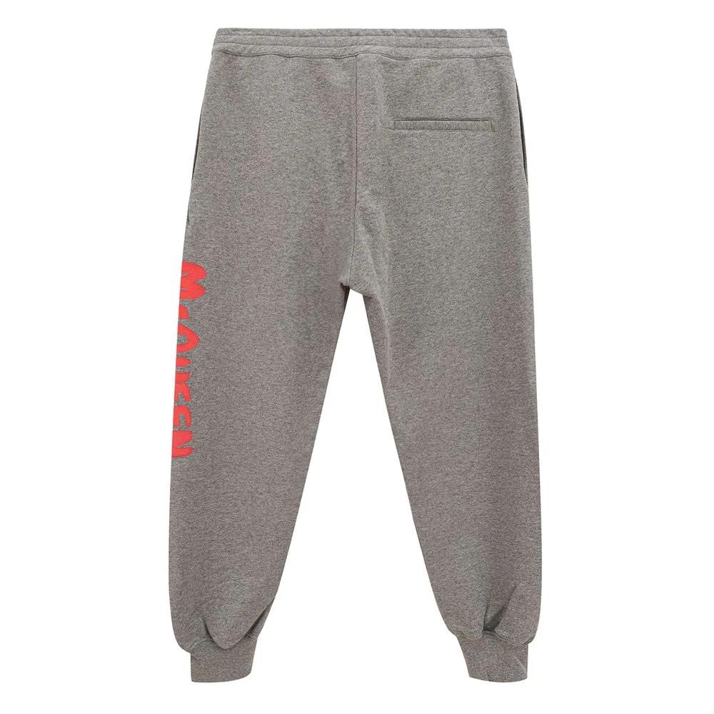 Alexander McQueen Gray Cotton Athletic Pants by Alexander McQueen