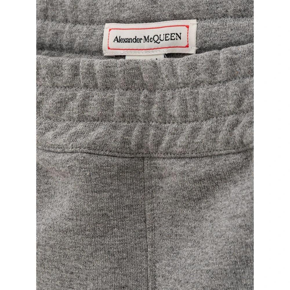 Alexander McQueen Gray Cotton Athletic Pants by Alexander McQueen