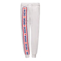 GCDS White Cotton Joggers (Workout Pants) by GCDS