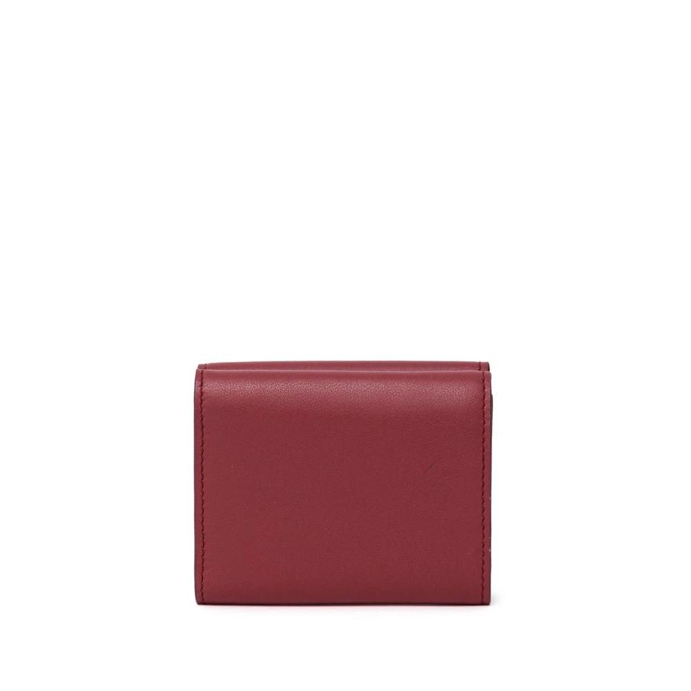 Dolce & Gabbana Red Calfskin Wallet by Dolce & Gabbana