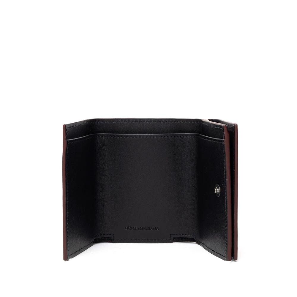 Dolce & Gabbana Red Calfskin Wallet by Dolce & Gabbana