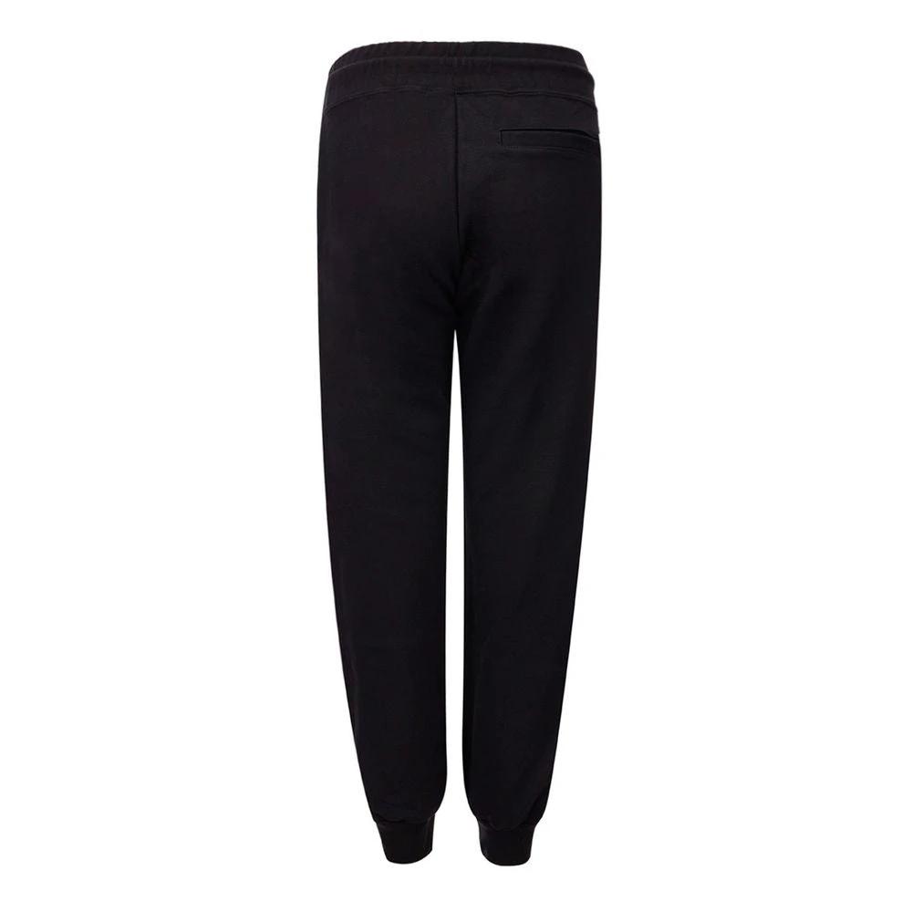 GCDS Black Cotton Joggers (Workout Pants) by GCDS