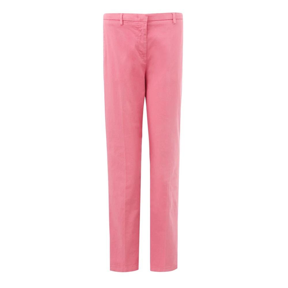 Lardini Pink Cotton Chino Pants by Lardini