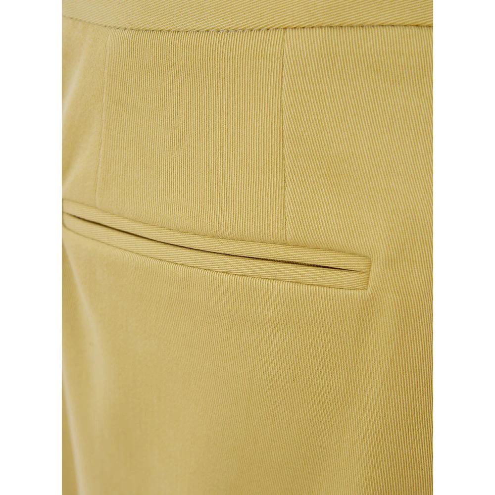 Lardini Gold Cotton Casual Pants by Lardini