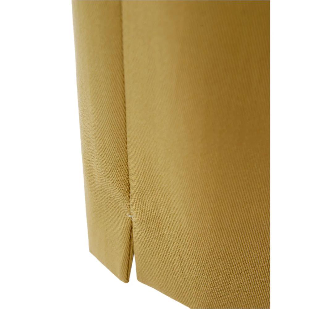 Lardini Gold Cotton Casual Pants by Lardini