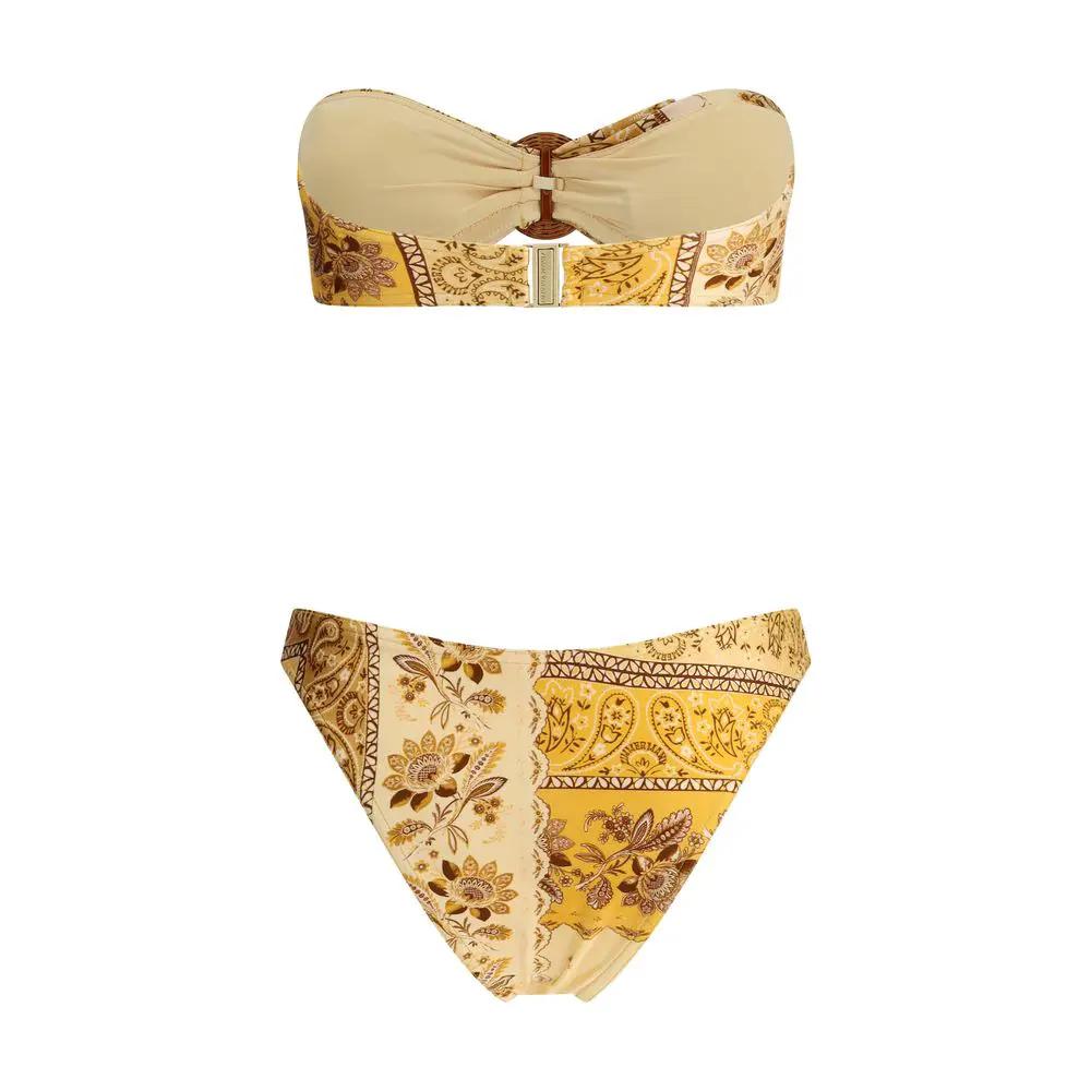 Bikini jaune en lycra Zimmermann