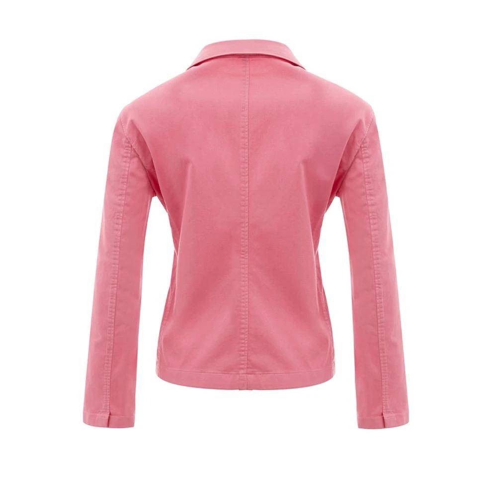 Lardini Pink Cotton Blazer by Lardini