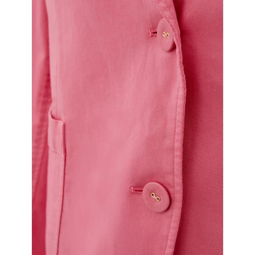 Lardini Pink Cotton Blazer by Lardini