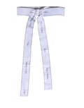Dolce & Gabbana White Waist Ribbon Wide Bow Logo Belt by Dolce & Gabbana