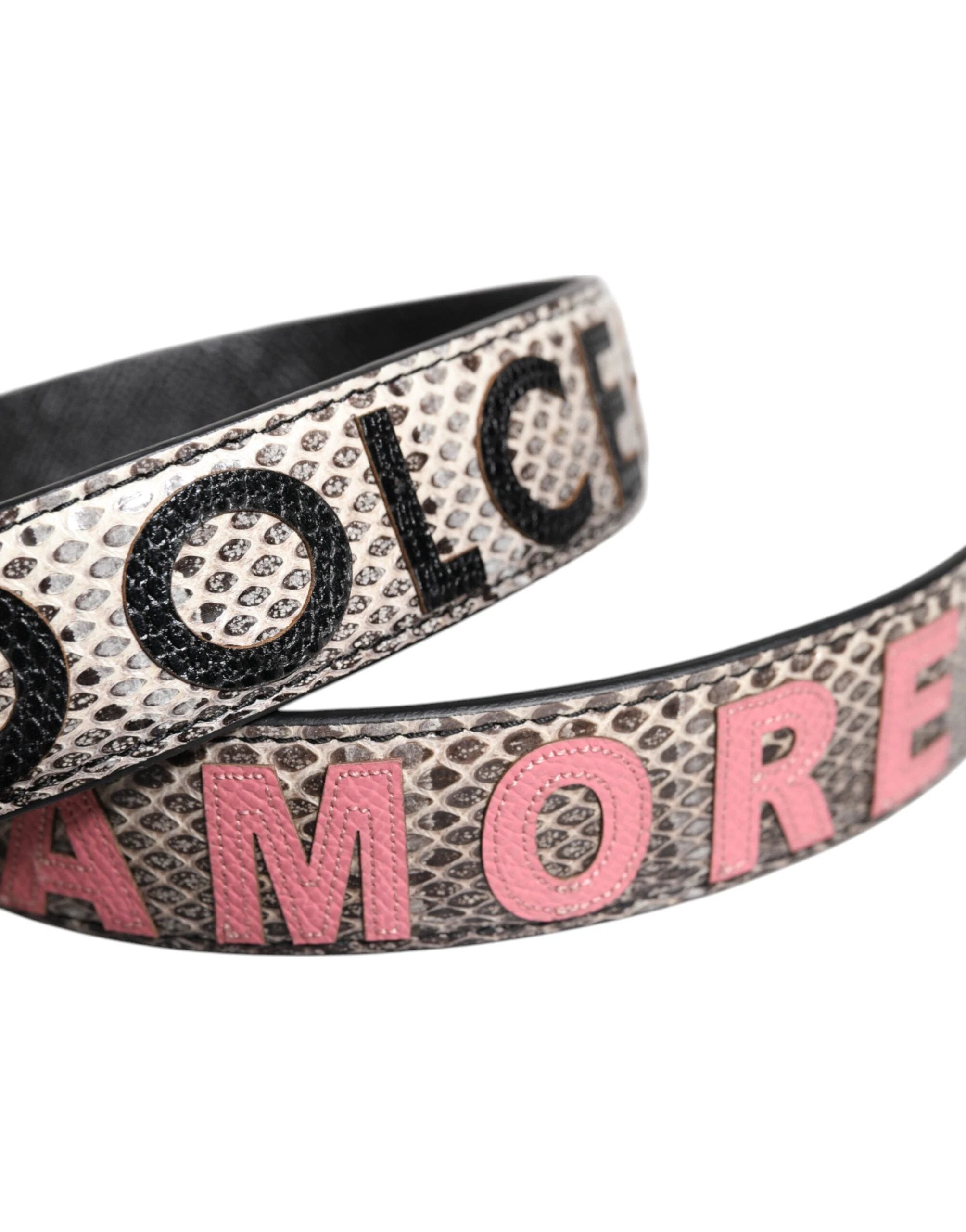 Dolce & Gabbana Multicolor DG AMORE Patch Bag Shoulder Strap by Dolce & Gabbana