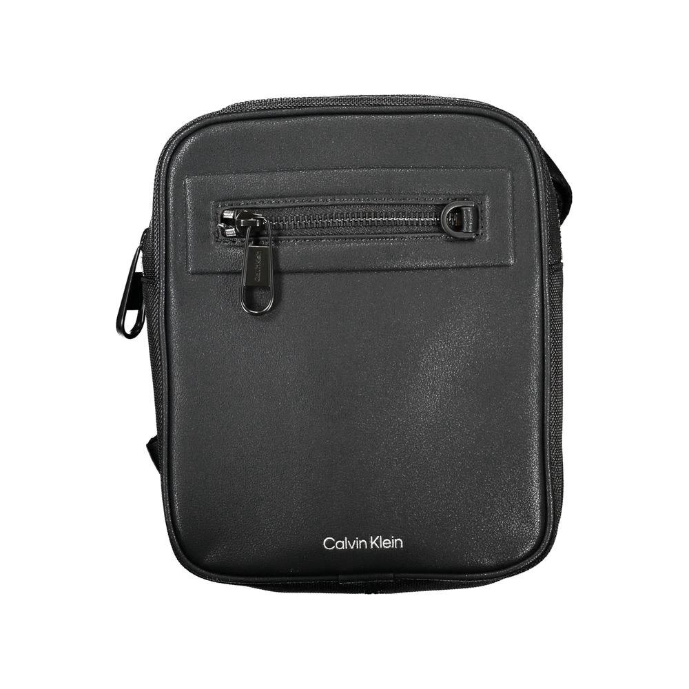 Calvin Klein Black Polyester Men's Shoulder Bag Calvin Klein