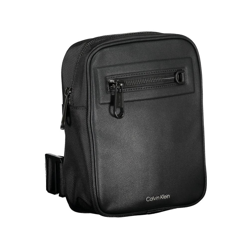 Calvin Klein Black Polyester Men's Shoulder Bag Calvin Klein