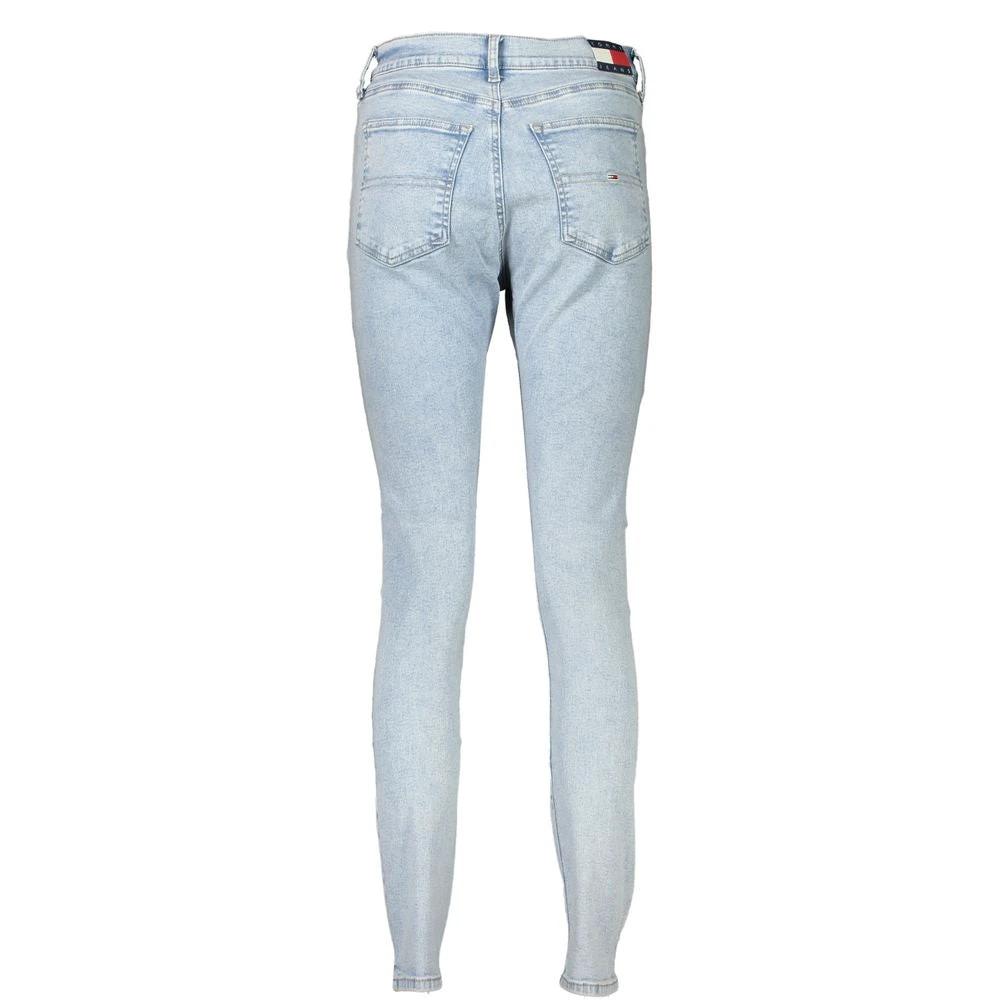Jean Tommy Hilfiger Azzurro en coton pour femme