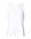 Dolce & Gabbana White Cotton Sleeveless Crew Neck T-shirt by Dolce & Gabbana